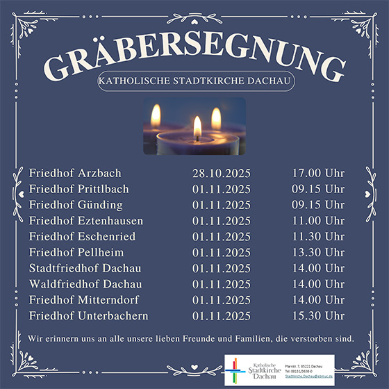 Termine Gräbersegnung