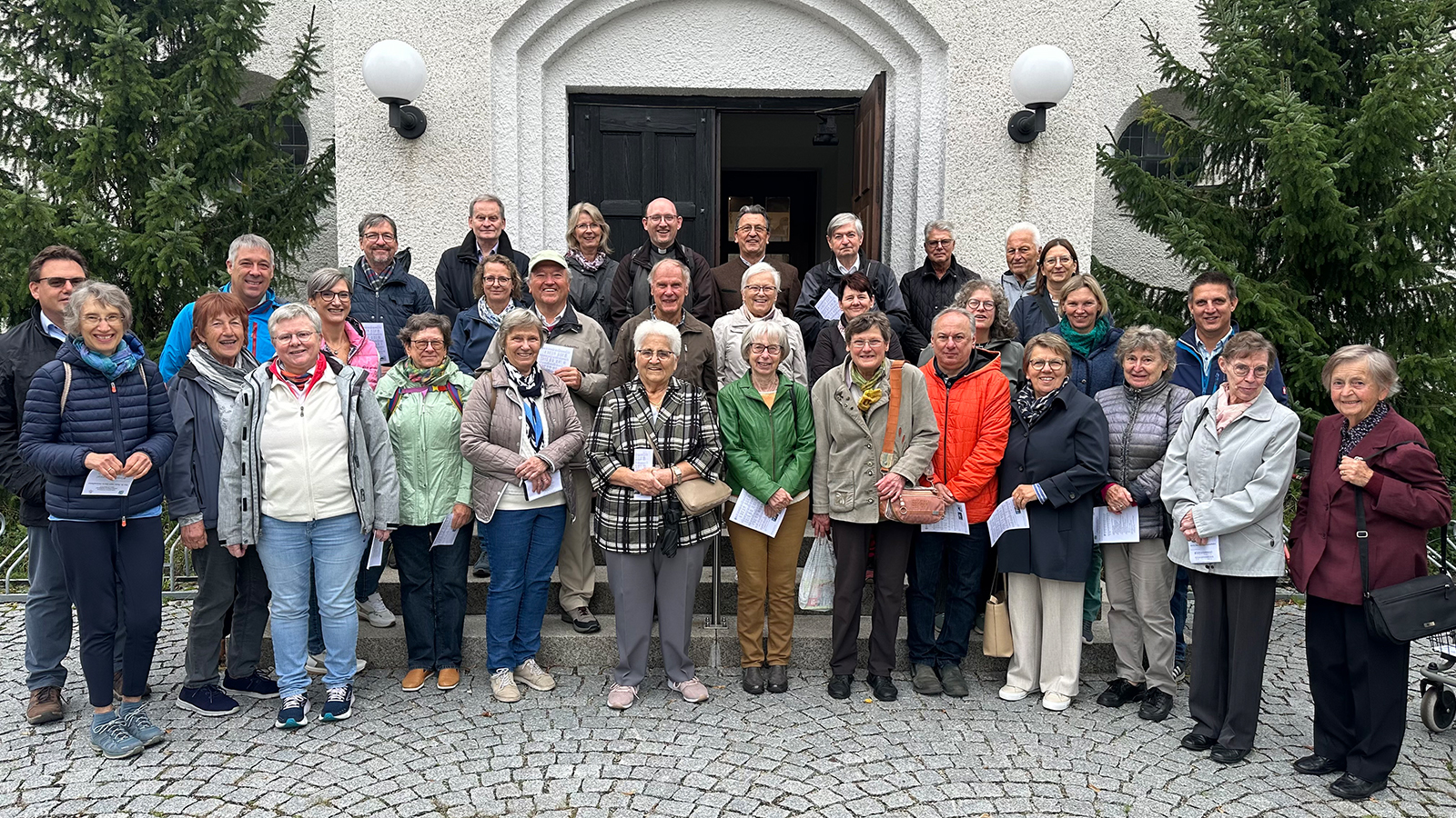 Gruppenbild vor dem Abmarsch