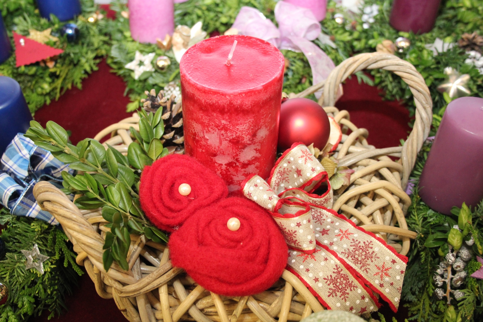 Adventsgesteck