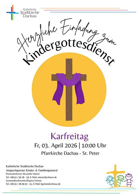 Plakat Kindergottesdienst