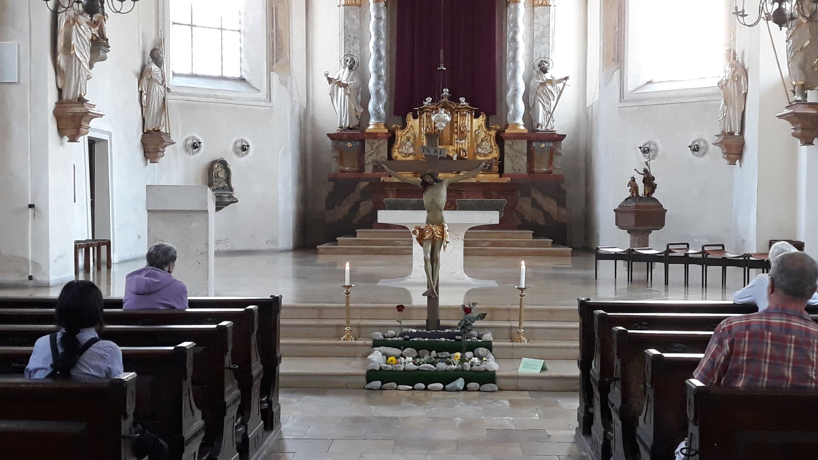 Karfreitag 2020 in der Pfarrkirche St. Jakob Dachau