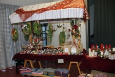 Verkaufsstand am Adventsmarkt